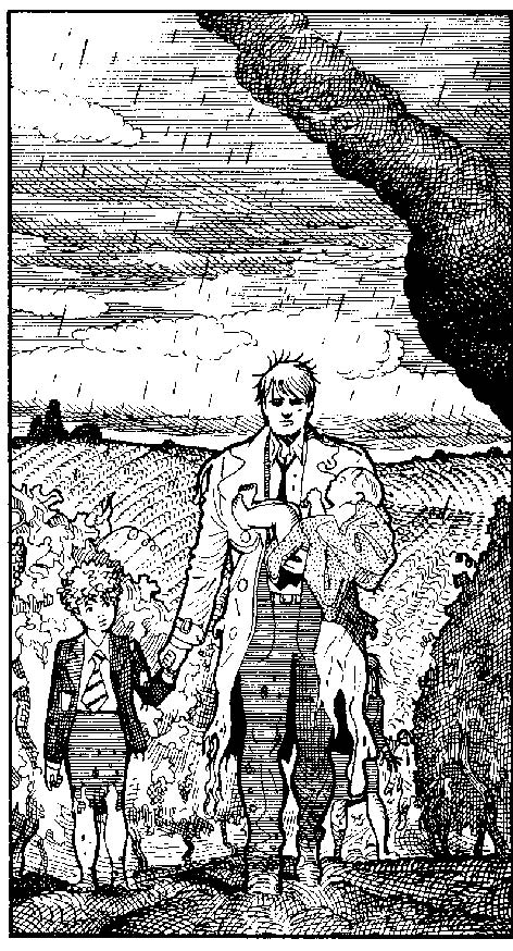 Il sopravvissuto Il sopravvissuto<br>disegno di Paolo Bacilieri da Napoleone 53 Tavola 2 Vignetta 1<br><i>(c) 2006 Sergio Bonelli Editore</i>