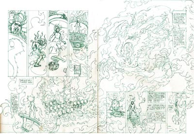Tavola 04/05 layout<br>disegni di Mario Alberti<br><i>(c) 2007 Vittorio Pavesio Productions</i>