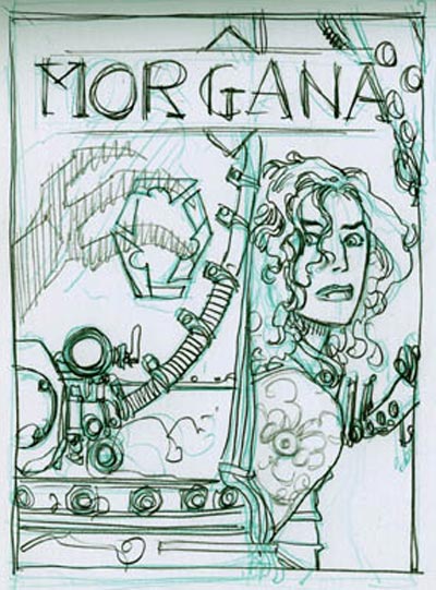 Seconda bozza cover<br>disegni di Mario Alberti<br><i>(c) 2007 Vittorio Pavesio Productions</i>