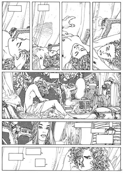 Tavola 18 chine<br>disegni di Mario Alberti<br><i>(c) 2007 Vittorio Pavesio Productions</i>