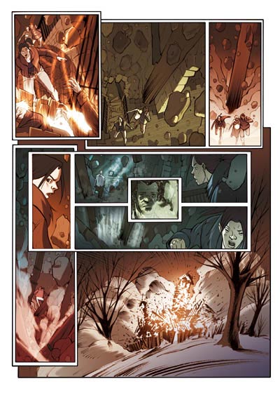 Tomo 3 - Tavola 42<br>disegni di Alfio Buscaglia, colori di Emanuele Tenderini<br><i>(c) 2007 Edizioni BD</i>