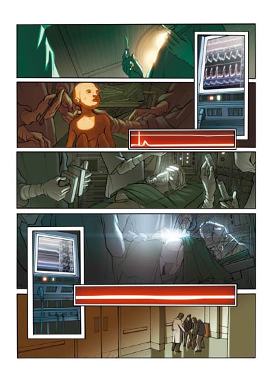 Tomo 3 - Tavola 45<br>disegni di Alfio Buscaglia, colori di Emanuele Tenderini<br><i>(c) 2007 Edizioni BD</i>