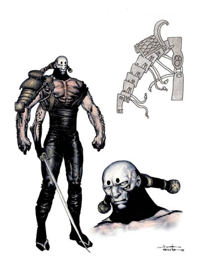 Studio Personaggi: Kudo Omezo<br>disegni di Saverio Tenuta<br><i>(c) 2007 Les Humano�des Associ�s</i>