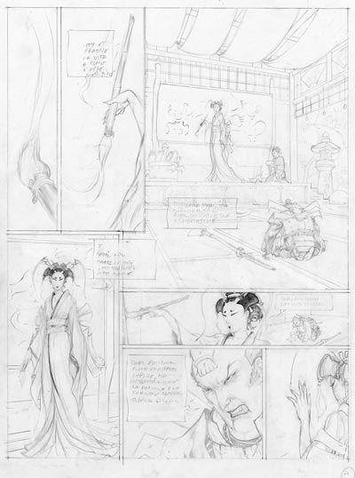 Tavola 21 matite<br>disegni di Saverio Tenuta<br><i>(c) 2007 Les Humano�des Associ�s</i>