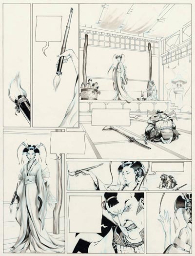 Tavola 21 chine<br>disegni di Saverio Tenuta<br><i>(c) 2007 Les Humano�des Associ�s</i>