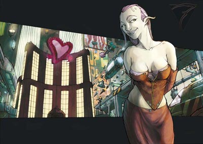 Pearl City<br>disegni e colori di Marco Hasmann<br><i>(c) 2007 Vittorio Pavesio Productions</i>