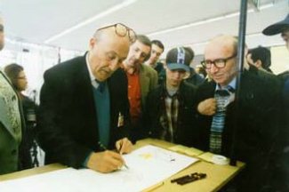 Peroni e Eisner Peroni e Eisner<br>Torino Comics 1997<br><i>(c) afnews.info</i>