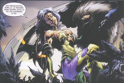 Zera, una nuova nemica per Spawn<br>Spawn 97, Pag. 56, disegni di Philip Tan<br><i>(c) 2006 Tod McFarlane & Image Comics / Panini Comics</i>