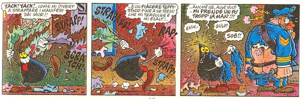 le strisce di Cattivik le strisce di Cattivik<br>Cattivik n.100<br><i>(c) 1998 Macchia Nera</i>