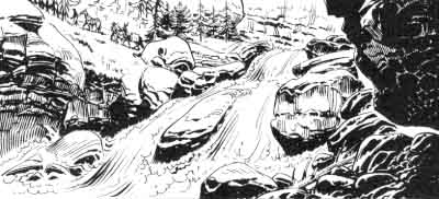 Cartolina dal Colorado<br>disegno di Mario Milano<br><i>(c) 2006 Sergio Bonelli Editore</i>
