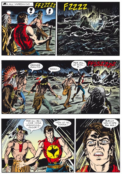 Tavola 21/500 colori<br>disegni di Gallieno Ferri<br><i>(c) 2007 Sergio Bonelli Editore</i>
