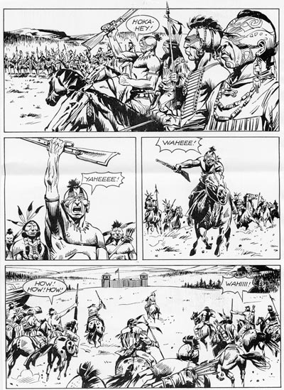 Tavola 125/Maxi 8<br>disegni di Giuseppe Prisco<br><i>(c) 2007 Sergio Bonelli Editore</i>