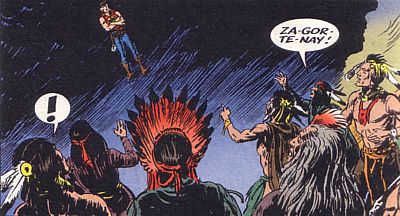 Zagor entra in scena<br>disegni di Gallieno Ferri, Zagor n.500<br><i>(c) 2007 Sergio Bonelli Editore</i>