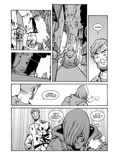 Capitolo 1 Tavola 17<br>disegni di Riccardo Crosa<br><i>(c) 2007 Stratelibri Comics</i>