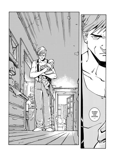 Capitolo 1 Tavola 24<br>disegni di Riccardo Crosa<br><i>(c) 2007 Stratelibri Comics</i>