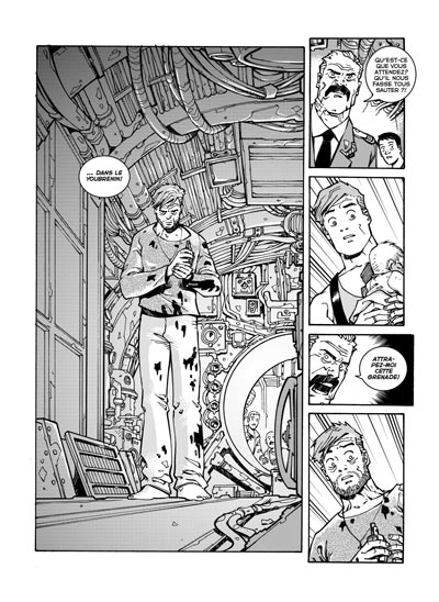 Capitolo 1 Tavola 25<br>disegni di Riccardo Crosa<br><i>(c) 2007 Stratelibri Comics</i>