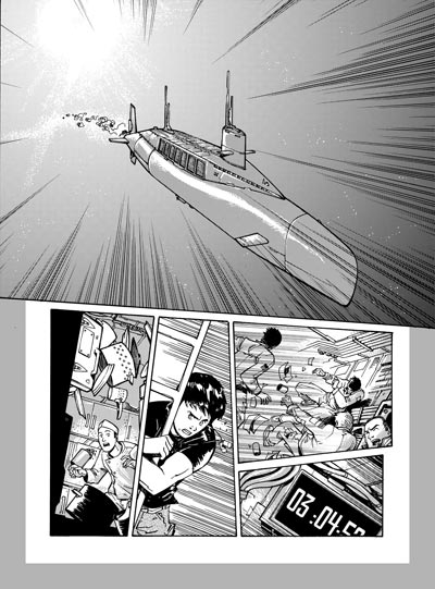 Capitolo 2 Tavola 17<br>disegni di Riccardo Crosa<br><i>(c) 2007 Stratelibri Comics</i>
