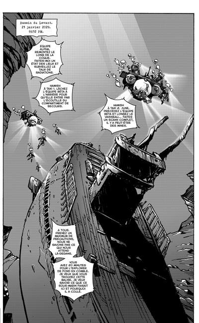 Capitolo 5 Tavola 15<br>disegni di Riccardo Crosa<br><i>(c) 2007 Stratelibri Comics</i>