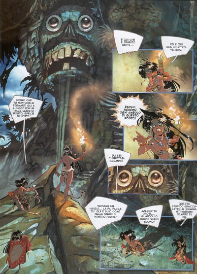 Il Lago Sacro<br>pag.18<br><i>(c) 2007 BD / Soleil</i>