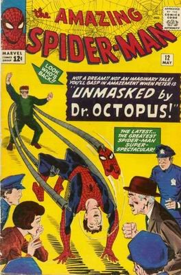 Octopus fu il precursore...<br>copertina di "Amazing Spider-Man"12<br><i>(c)1963 Marvel Comics</i>