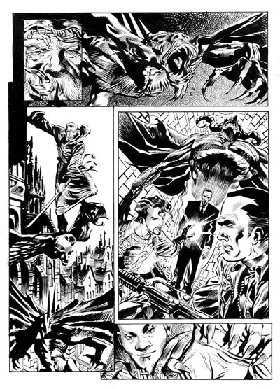 Tavola tratta dal Numero 0 <br>disegni di Fabio Celoni<br><i>(c) 2007 Edizioni Star Comics</i>