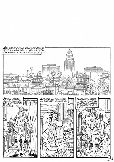 Tavola 01 chine<br>disegni di Massimo Bonfatti & Cesare Buffagni<br><i>(c) 2007 Sergio Bonelli Editore</i>