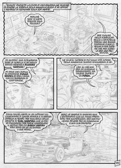 Tavola 73 matite<br>disegni di Massimo Bonfatti<br><i>(c) 2007 Sergio Bonelli Editore</i>