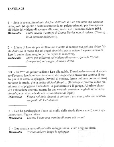 Tavola 21 sceneggiatura<br>testi di Claudio Nizzi<br><i>(c) 2007 Sergio Bonelli Editore</i>