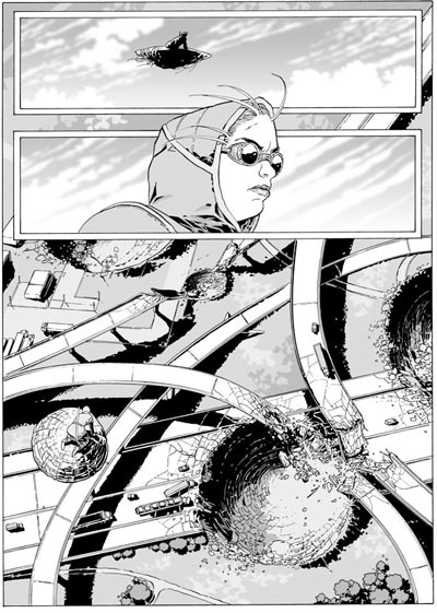 Tavola 01<br>disegni di Luca Enoch<br><i>(c) 2007 Sergio Bonelli Editore</i>