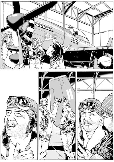 Tavola 27<br>disegni di Luca Enoch<br><i>(c) 2007 Sergio Bonelli Editore</i>