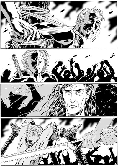 Tavola 69<br>disegni di Luca Enoch<br><i>(c) 2007 Sergio Bonelli Editore</i>
