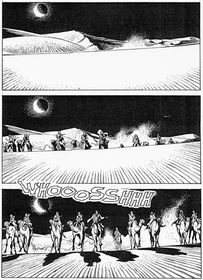 Tavola dal numero 89<br>disegni di Stefano Andreucci<br><i>(c) 2007 Sergio Bonelli Editore</i>