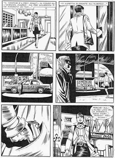 Tavola dal numero 87<br>disegni di Fabrizio Russo<br><i>(c) 2007 Sergio Bonelli Editore</i>
