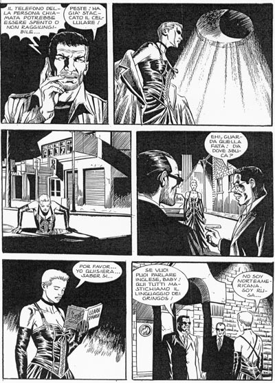 Tavola dal numero 87<br>disegni di Fabrizio Russo<br><i>(c) 2007 Sergio Bonelli Editore</i>