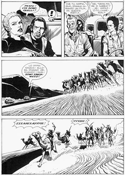 Tavola dal numero 89<br>disegni di Stefano Andreucci<br><i>(c) 2007 Sergio Bonelli Editore</i>