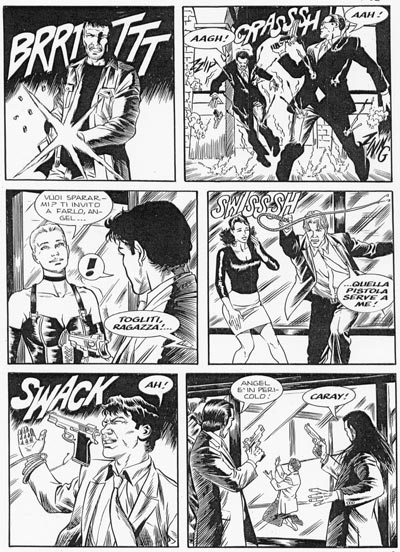 Tavola dal numero 87<br>disegni di Fabrizio Russo<br><i>(c) 2007 Sergio Bonelli Editore</i>