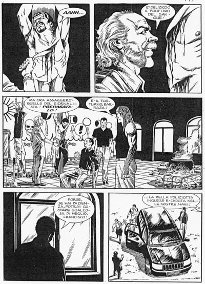 Tavola dal numero 87<br>disegni di Fabrizio Russo<br><i>(c) 2007 Sergio Bonelli Editore</i>