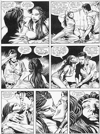 Tavola dal numero 88<br>disegni di Stefano Andreucci<br><i>(c) 2007 Sergio Bonelli Editore</i>