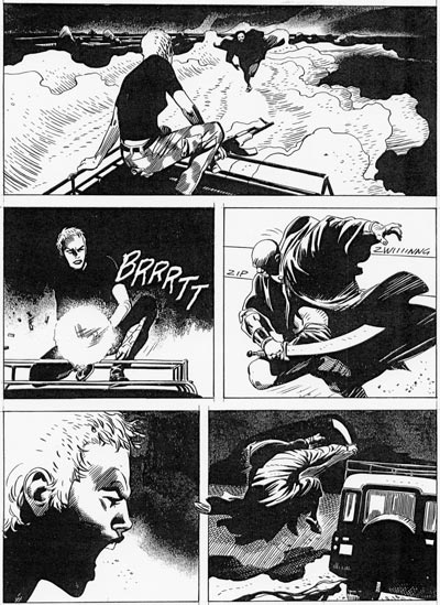 Tavola dal numero 90<br>disegni di Stefano Andreucci<br><i>(c) 2007 Sergio Bonelli Editore</i>