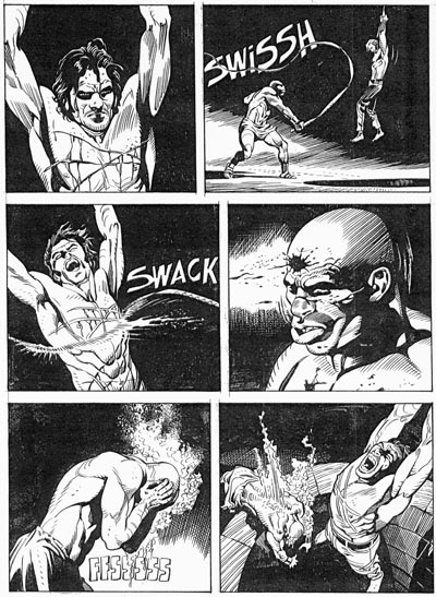 Tavola dal numero 90<br>disegni di Stefano Andreucci<br><i>(c) 2007 Sergio Bonelli Editore</i>