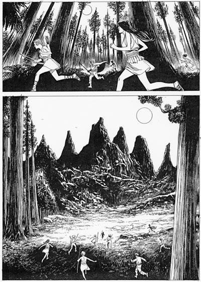 Tavola dal numero 91<br>disegni di Nicola Genzianella<br><i>(c) 2007 Sergio Bonelli Editore</i>