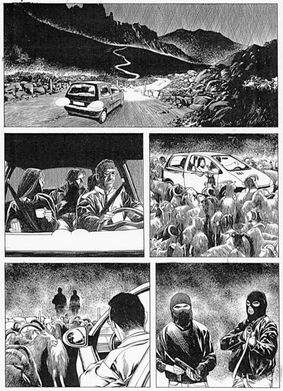 Tavola dal numero 91<br>disegni di Nicola Genzianella<br><i>(c) 2007 Sergio Bonelli Editore</i>