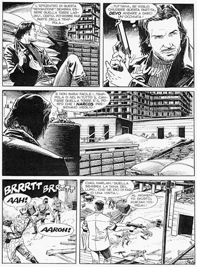 Tavola dal numero 92<br>disegni di Luca Raimondo<br><i>(c) 2007 Sergio Bonelli Editore</i>