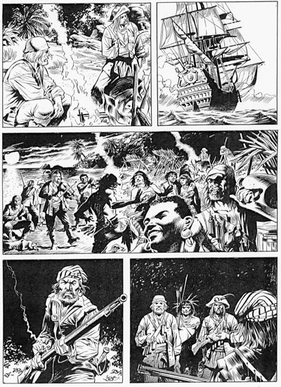 Tavola dal numero 93<br>disegni di Marcello Dotti<br><i>(c) 2007 Sergio Bonelli Editore</i>