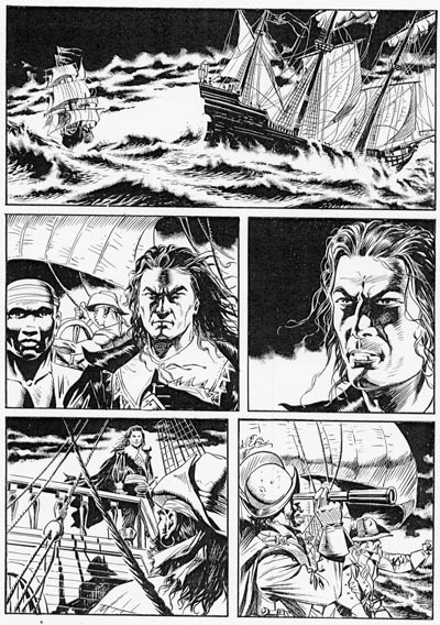 Tavola dal numero 93<br>disegni di Marcello Dotti<br><i>(c) 2007 Sergio Bonelli Editore</i>