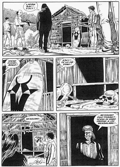 Tavola dallo speciale numero 3<br>disegni di Fabrizio Russo<br><i>(c) 2007 Sergio Bonelli Editore</i>