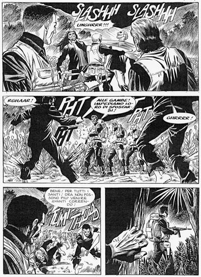 Tavola dallo speciale numero 3<br>disegni di Fabrizio Russo<br><i>(c) 2007 Sergio Bonelli Editore</i>