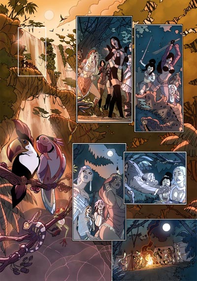Numero 2 - Tavola 27<br>disegni di Vincenzo Cucca, colori di Barbara Ciardo<br><i>(c) 2007 GGStudio</i>