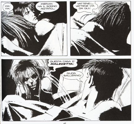 Un brusco risveglio<br>disegni di Corrado Roi<br><i>(c) 2007 Sergio Bonelli Editore</i>