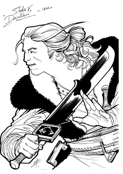 Studio Personaggi: Ian<br>disegni di Luca Enoch<br><i>(c) 2007 Sergio Bonelli Editore</i>